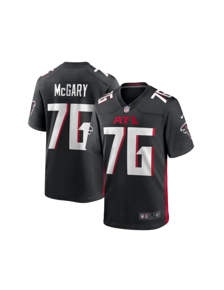 Mens Atlanta Falcons Kaleb McGary Black Game Jersey