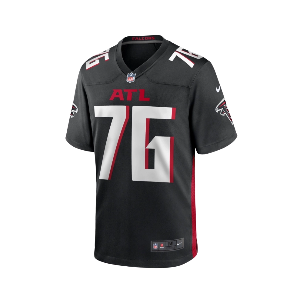 Mens Atlanta Falcons Kaleb McGary Black Game Jersey