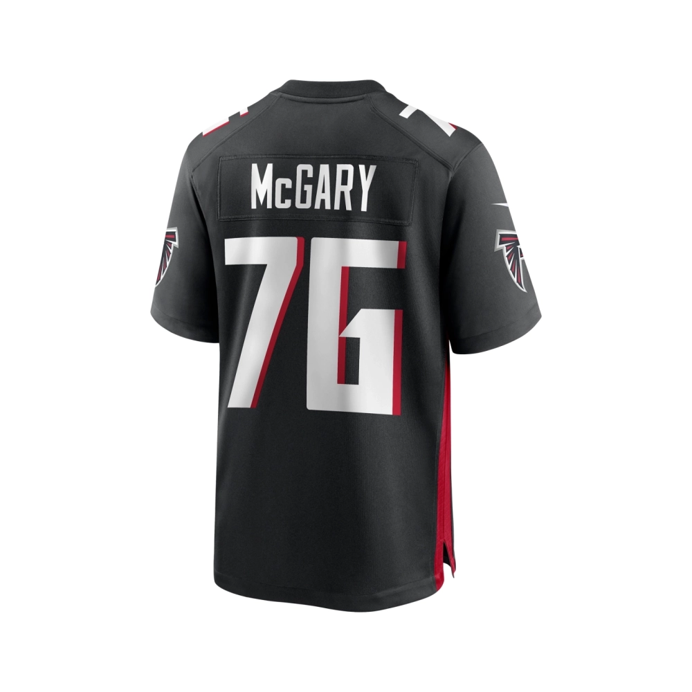 Mens Atlanta Falcons Kaleb McGary Black Game Jersey