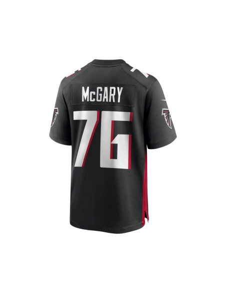 Mens Atlanta Falcons Kaleb McGary Black Game Jersey