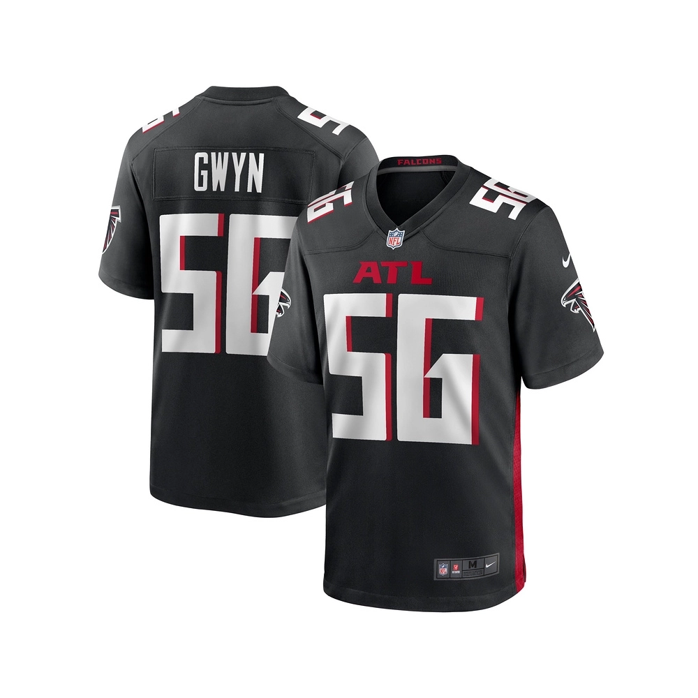 Mens Atlanta Falcons Jovaughn Gwyn Black Team Game Jersey