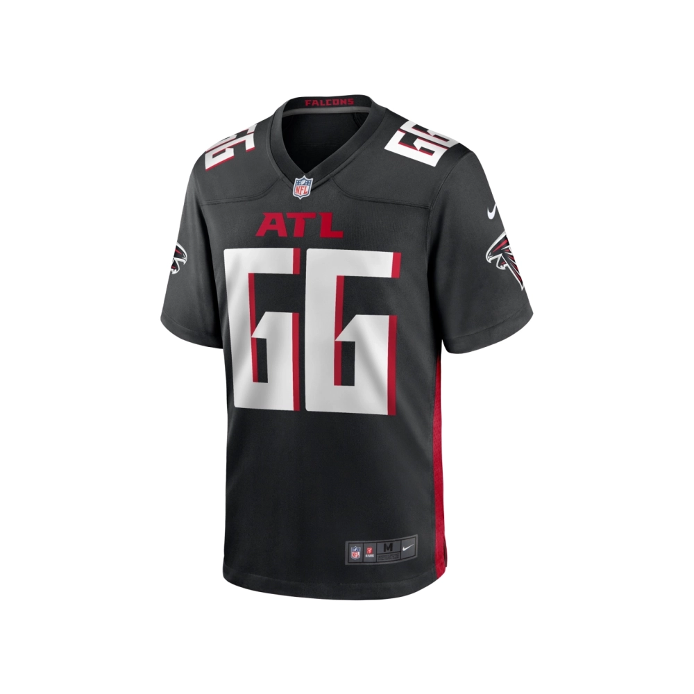 Mens Atlanta Falcons Joshua Miles Black Game Jersey