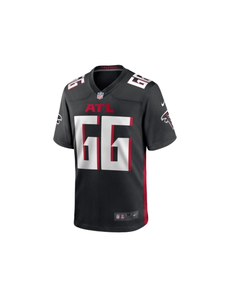 Mens Atlanta Falcons John Leglue Black Team Game Jersey