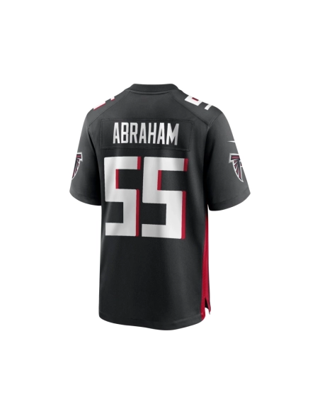 Mens Atlanta Falcons John Abraham Black Game Retired Player Jersey