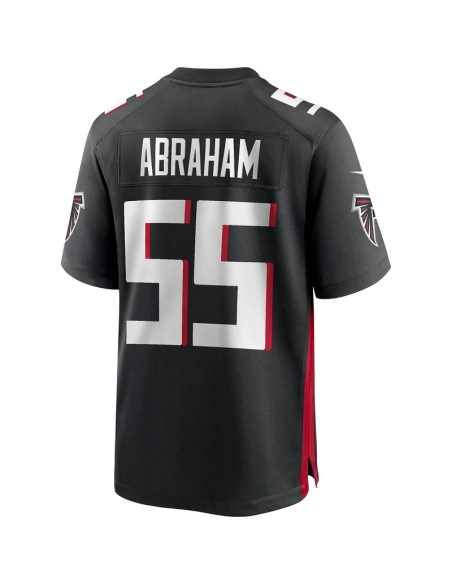 Mens Atlanta Falcons John Abraham Black Game Retired Player Jersey