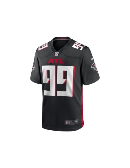 Mens Atlanta Falcons Joe Gaziano Black Team Game Jersey