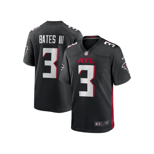 Mens Atlanta Falcons Jessie Bates III Black Game Player Jersey