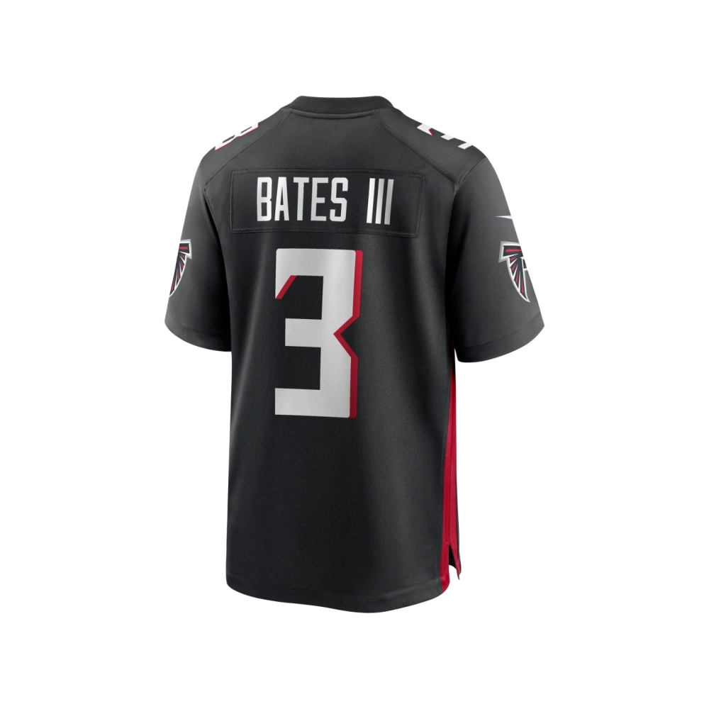 Mens Atlanta Falcons Jessie Bates III Black Game Player Jersey