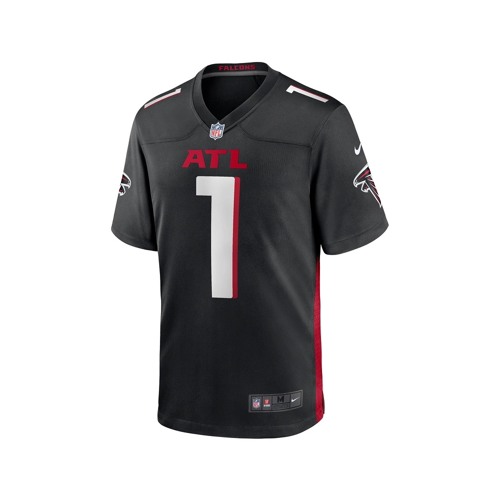 Mens Atlanta Falcons Jeff Okudah Black Game Player Jersey
