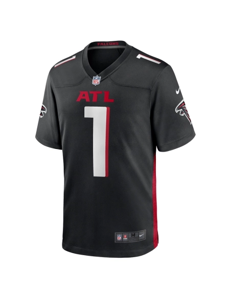 Mens Atlanta Falcons Jeff Okudah Black Game Player Jersey
