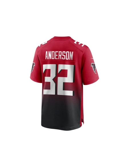 Mens Atlanta Falcons Jamal Anderson Red Retired Player Alternate Game Jersey