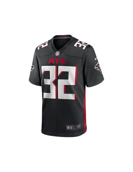 Mens Atlanta Falcons Jamal Anderson Black Game Retired Player Jersey