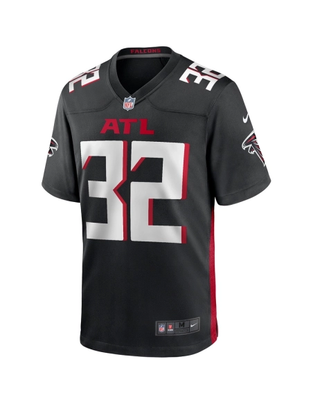 Mens Atlanta Falcons Jamal Anderson Black Game Retired Player Jersey