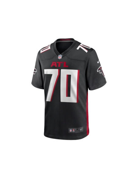 Mens Atlanta Falcons Jake Matthews Black Game Jersey