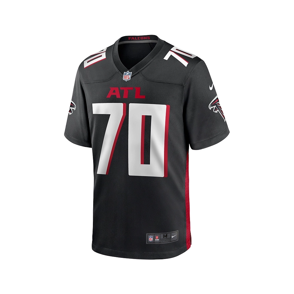 Mens Atlanta Falcons Jake Matthews Black Game Jersey
