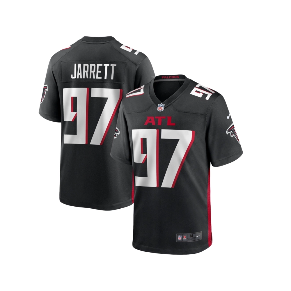 Mens Atlanta Falcons Grady Jarrett Black Game Player Jersey