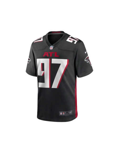 Mens Atlanta Falcons Grady Jarrett Black Game Player Jersey