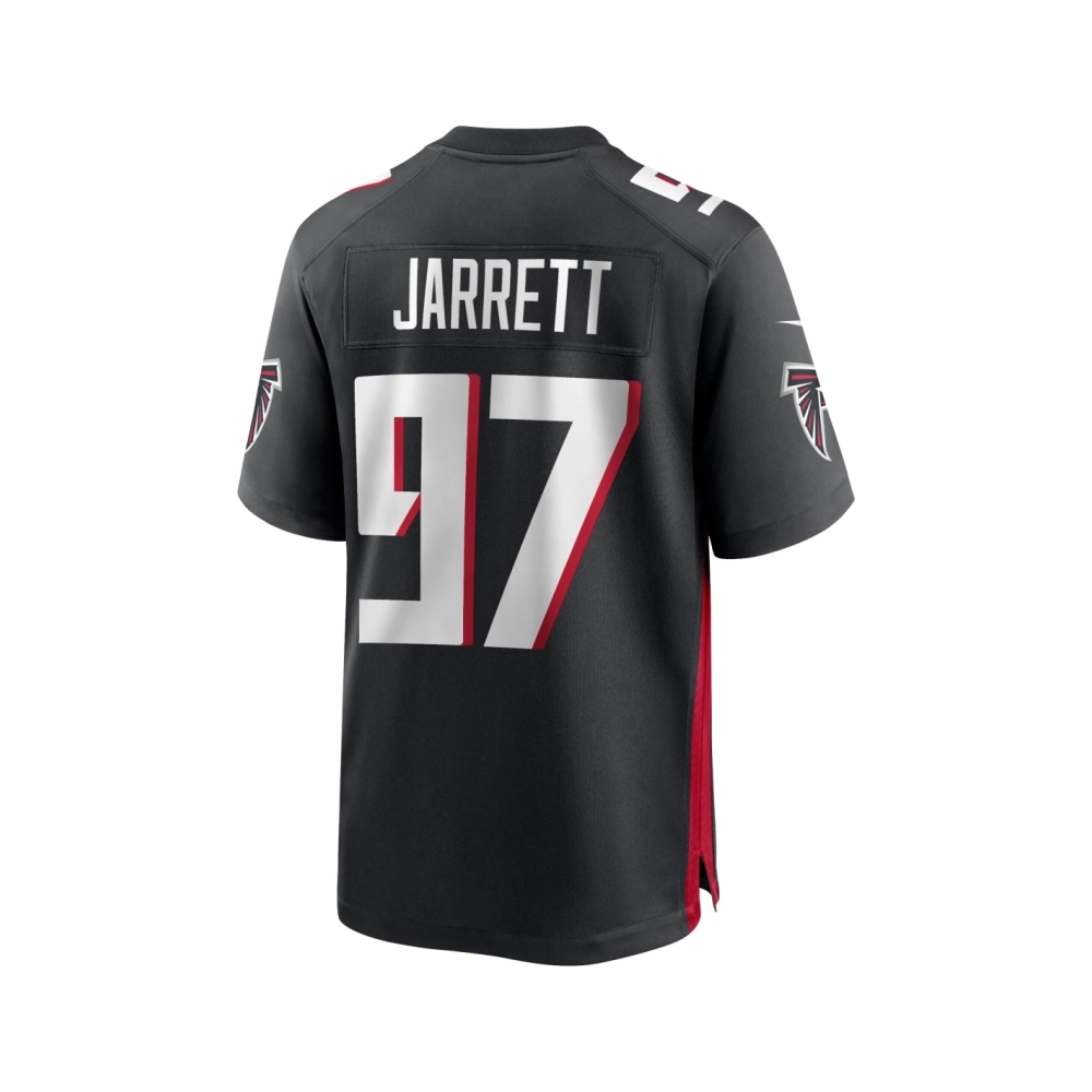 Mens Atlanta Falcons Grady Jarrett Black Game Player Jersey