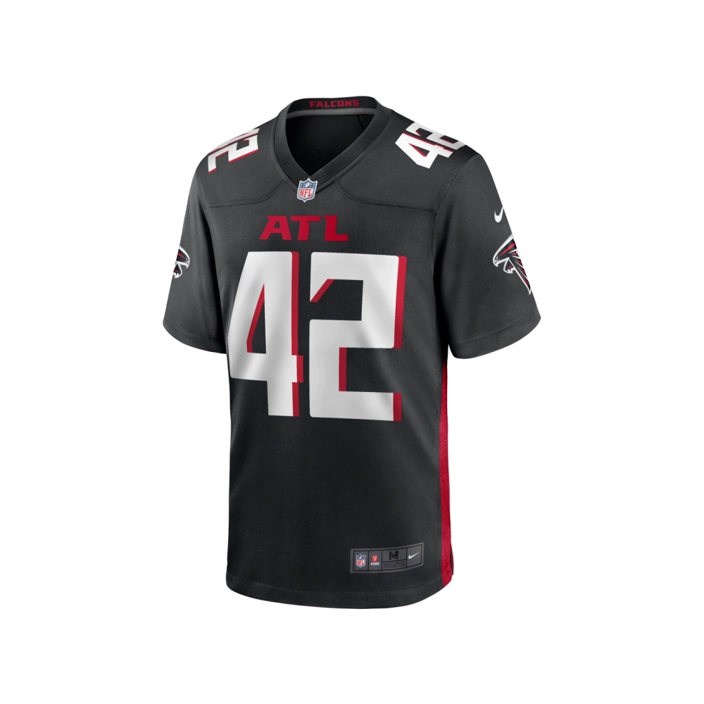 Mens Atlanta Falcons Godwin Igwebuike Black Game Jersey