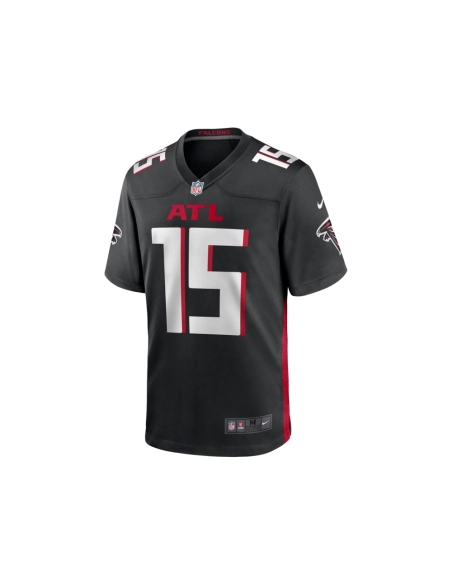 Mens Atlanta Falcons Feleipe Franks Black Game Jersey