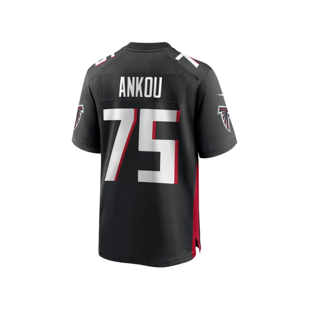 Mens Atlanta Falcons Eli Ankou Black Game Jersey