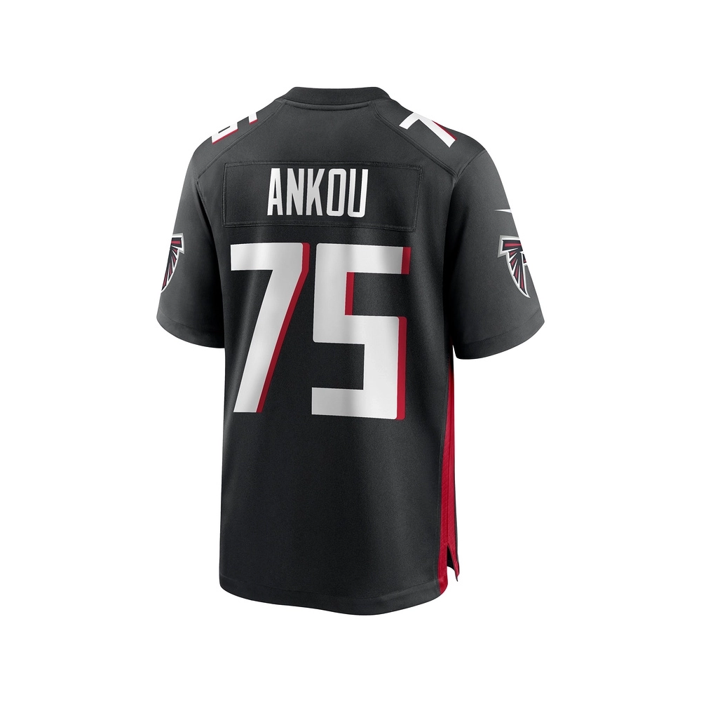 Mens Atlanta Falcons Eli Ankou Black Game Jersey