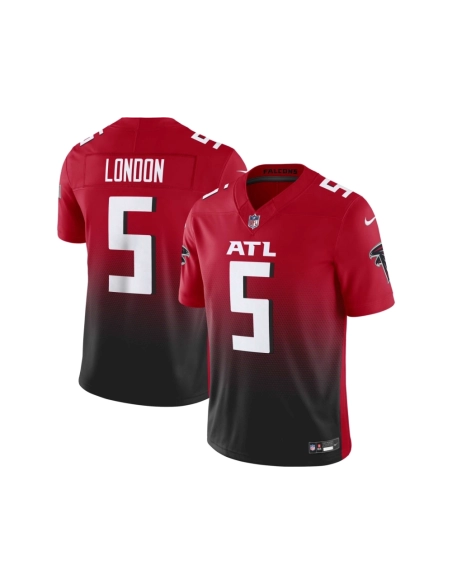 Mens Atlanta Falcons Drake London Red Vapor F.U.S.E. Limited Jersey