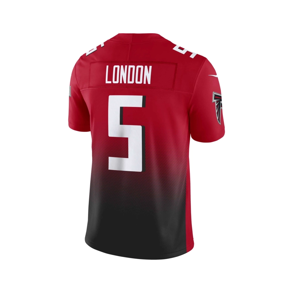 Mens Atlanta Falcons Drake London Red Vapor F.U.S.E. Limited Jersey