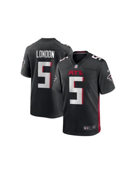 Mens Atlanta Falcons Drake London Black Player Game Jersey