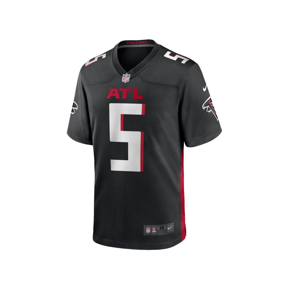 Mens Atlanta Falcons Drake London Black Player Game Jersey