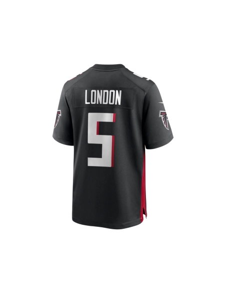 Mens Atlanta Falcons Drake London Black Player Game Jersey