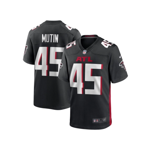 Mens Atlanta Falcons Donavan Mutin Black Game Jersey