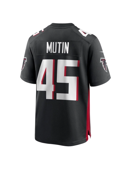 Mens Atlanta Falcons Donavan Mutin Black Game Jersey