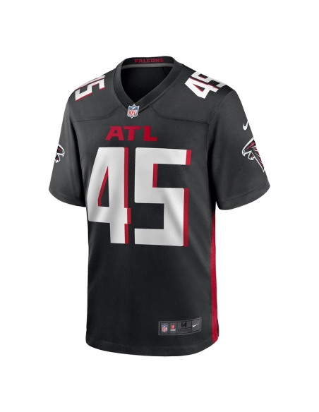 Mens Atlanta Falcons Donavan Mutin Black Game Jersey
