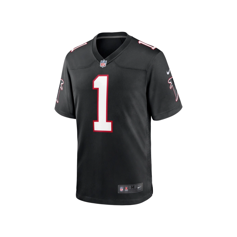 Mens Atlanta Falcons Dirty Birds Black Throwback Game Jersey