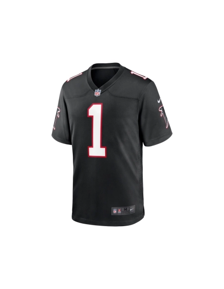 Mens Atlanta Falcons Dirty Birds Black Throwback Game Jersey