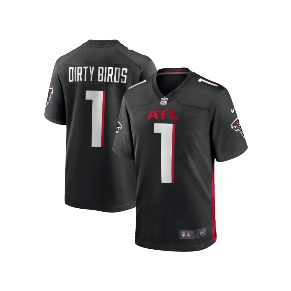 Mens Atlanta Falcons Dirty Birds Black Game Jersey