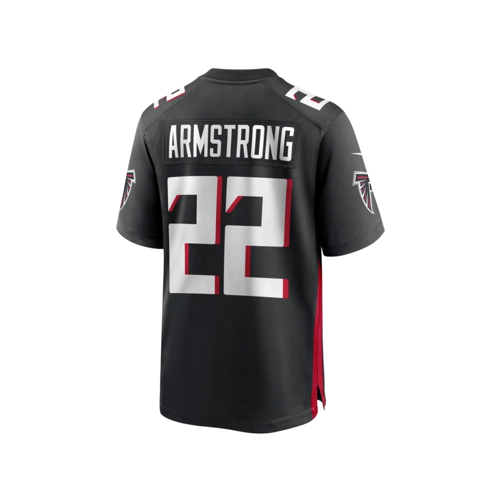 Mens Atlanta Falcons Cornell Armstrong Black Team Game Jersey