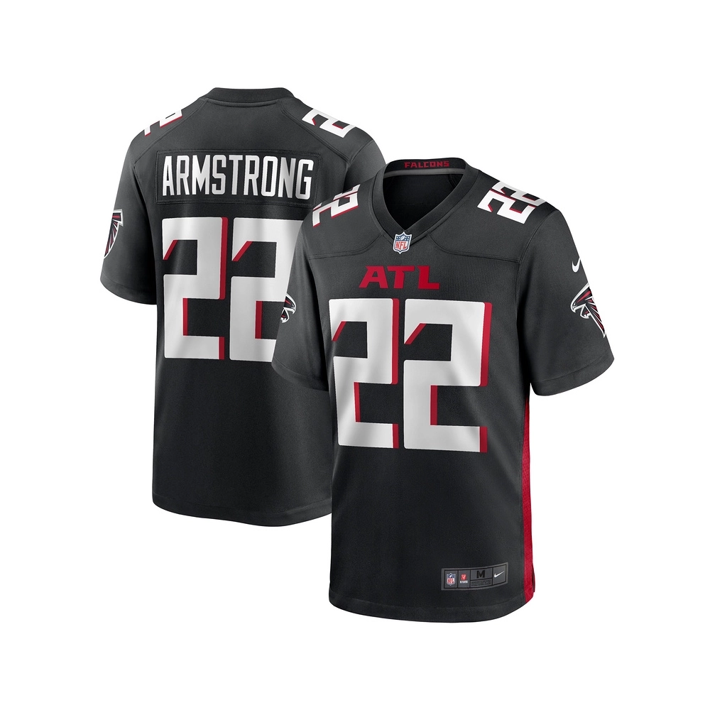 Mens Atlanta Falcons Cornell Armstrong Black Team Game Jersey
