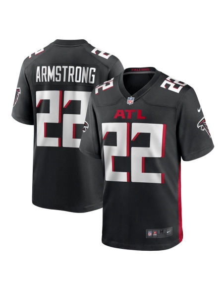 Mens Atlanta Falcons Cornell Armstrong Black Team Game Jersey