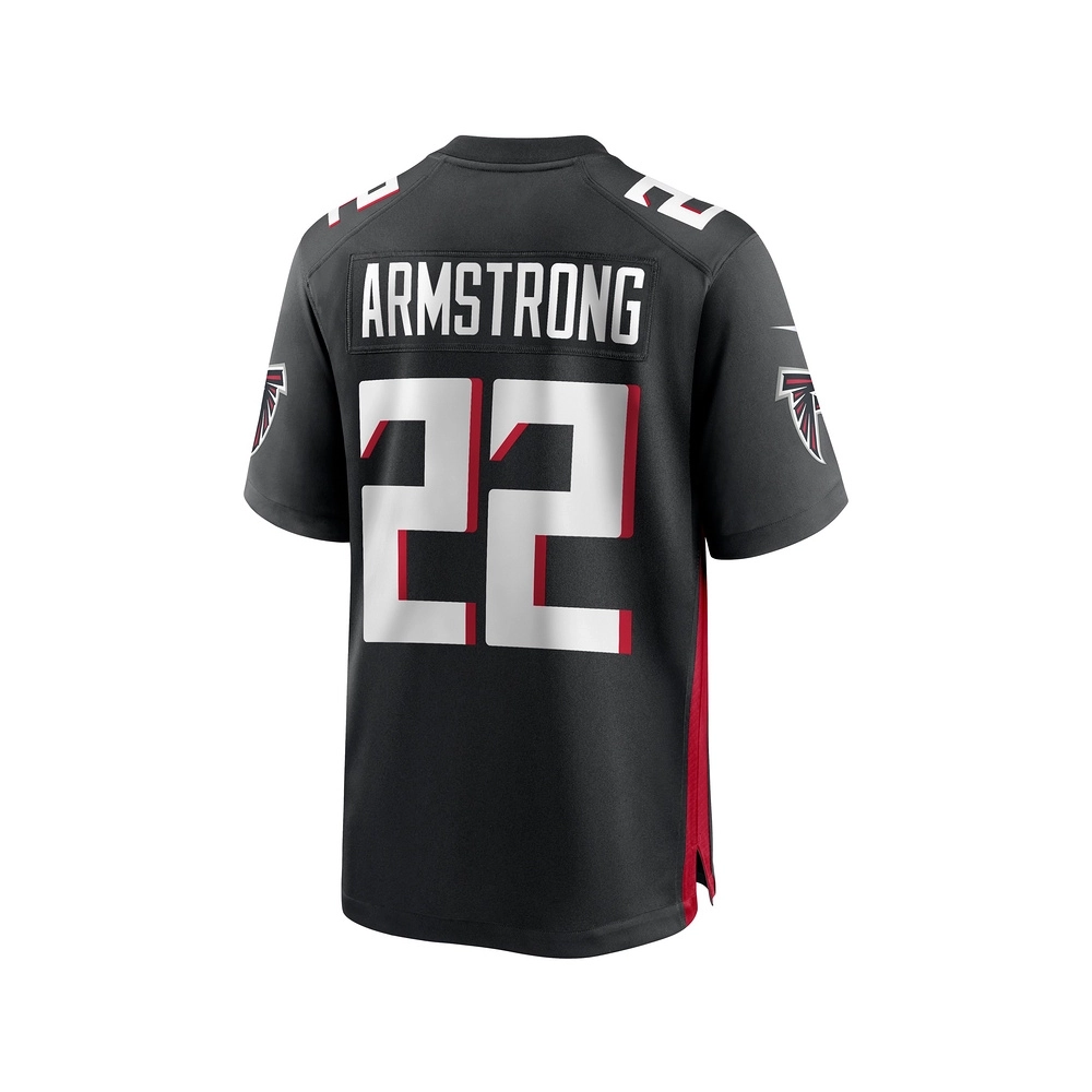 Mens Atlanta Falcons Cornell Armstrong Black Team Game Jersey
