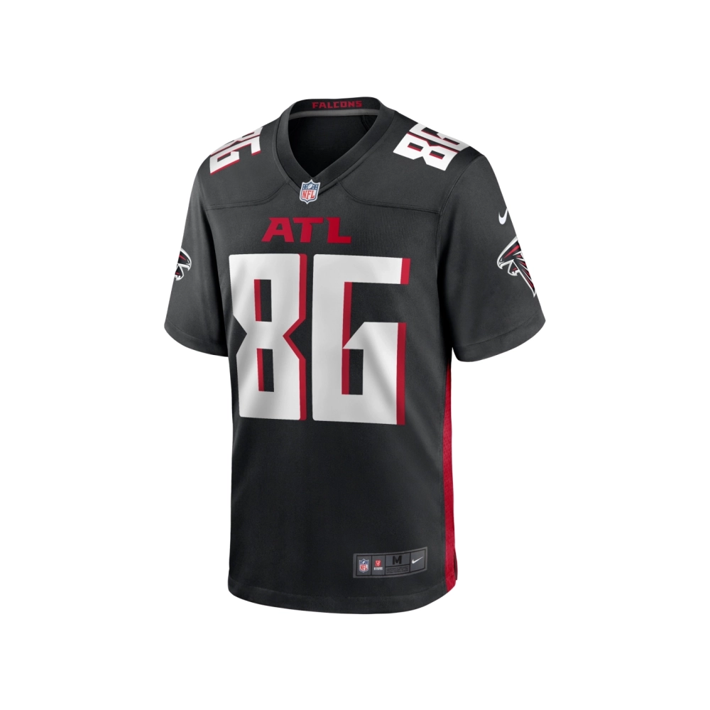 Mens Atlanta Falcons CJ Saunders Black Team Game Jersey