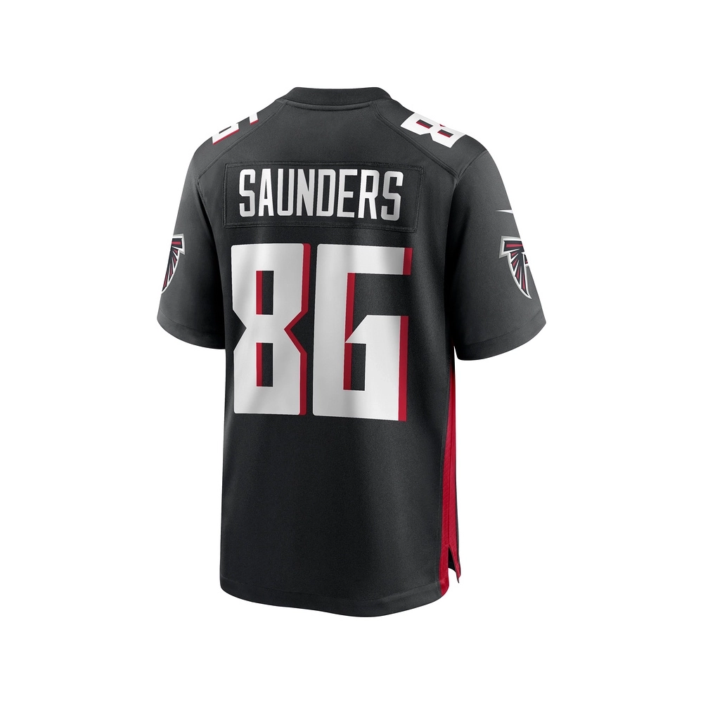 Mens Atlanta Falcons CJ Saunders Black Team Game Jersey