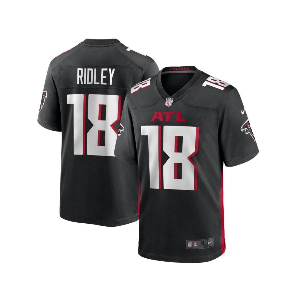 Mens Atlanta Falcons Calvin Ridley Black Game Player Jersey