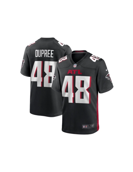 Mens Atlanta Falcons Bud Dupree Black Game Player Jersey