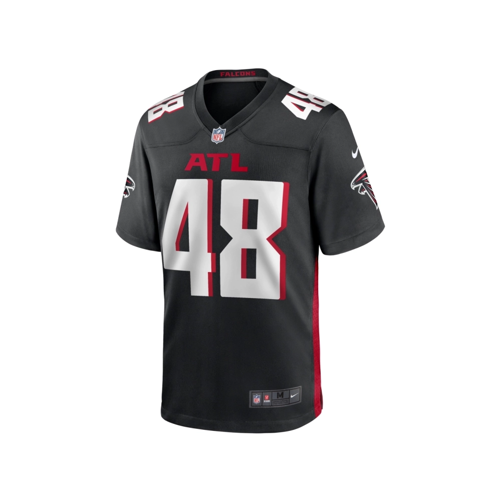 Mens Atlanta Falcons Bud Dupree Black Game Player Jersey