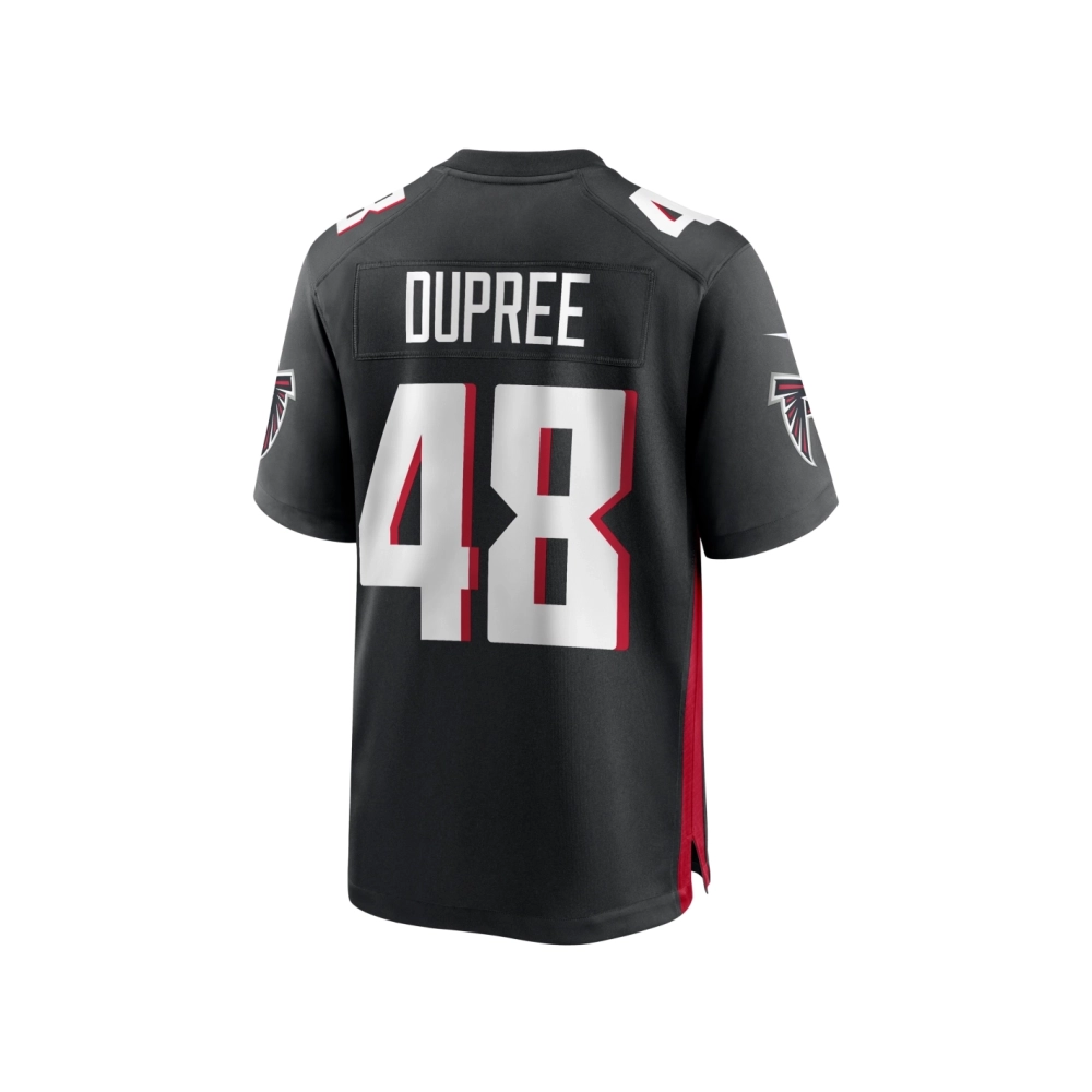 Mens Atlanta Falcons Bud Dupree Black Game Player Jersey