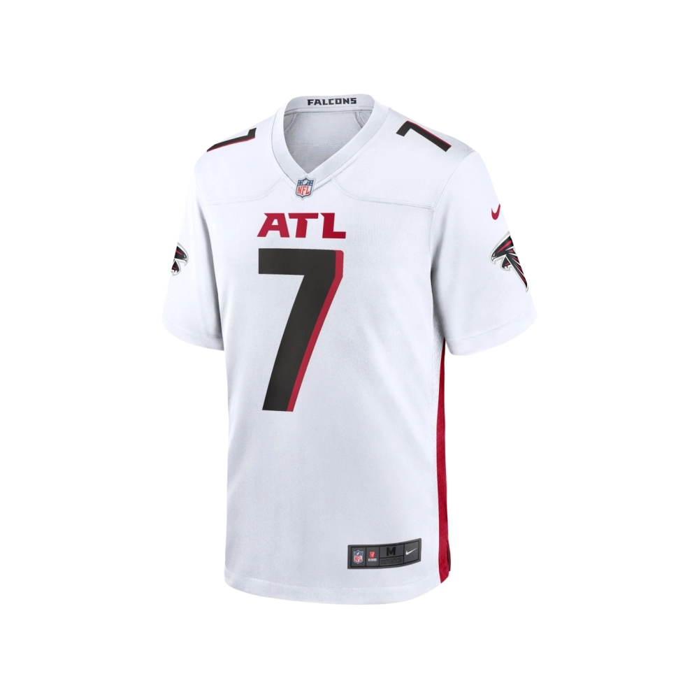Mens Atlanta Falcons Bijan Robinson White 2023 NFL Draft First Round Pick Game Jersey