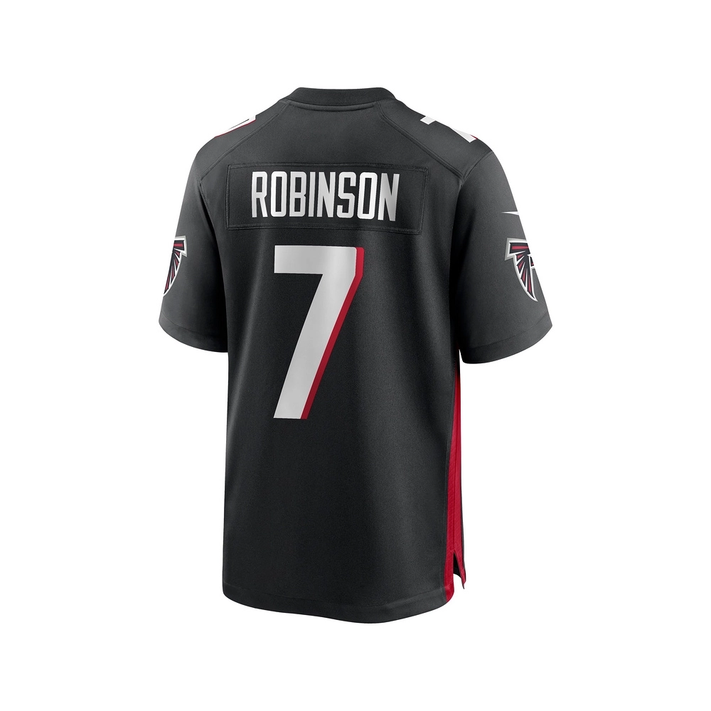 Mens Atlanta Falcons Bijan Robinson Black Game Jersey