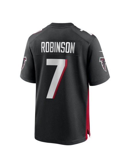 Mens Atlanta Falcons Bijan Robinson Black Game Jersey